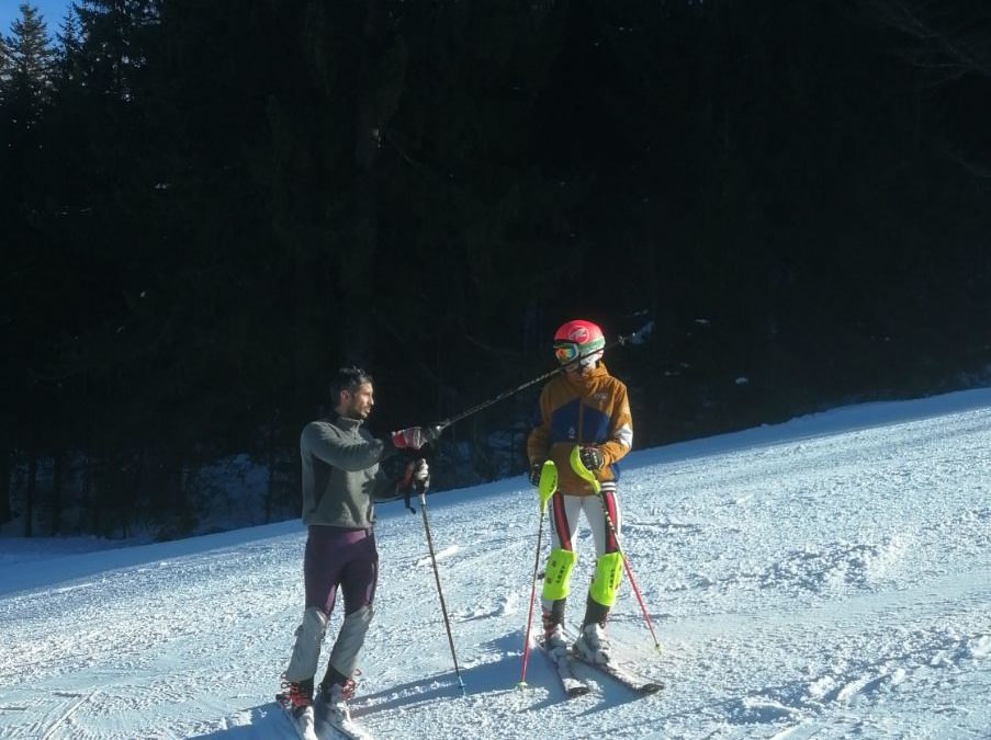 Grand Prix des Rousses, Slalom à la Serra Julien German termine premier Master